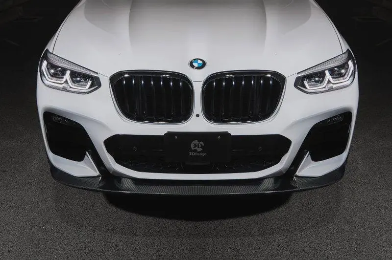 3Ddesign Carbon Fibre Front Splitter For Bmw X3 Pre-Lci (2018-2021, G01) 1