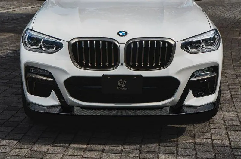 3Ddesign Carbon Fibre Front Splitter For Bmw X4 (2018+, G02) 1