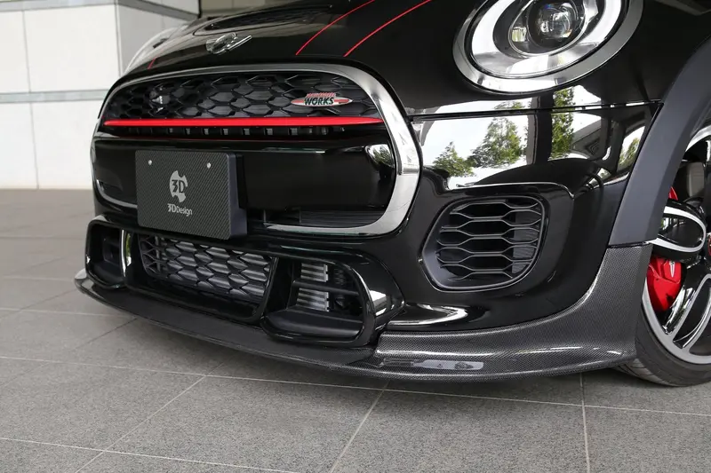 3Ddesign Carbon Fibre Front Splitter For Mini Cooper Jcw (2015+, F56) 1