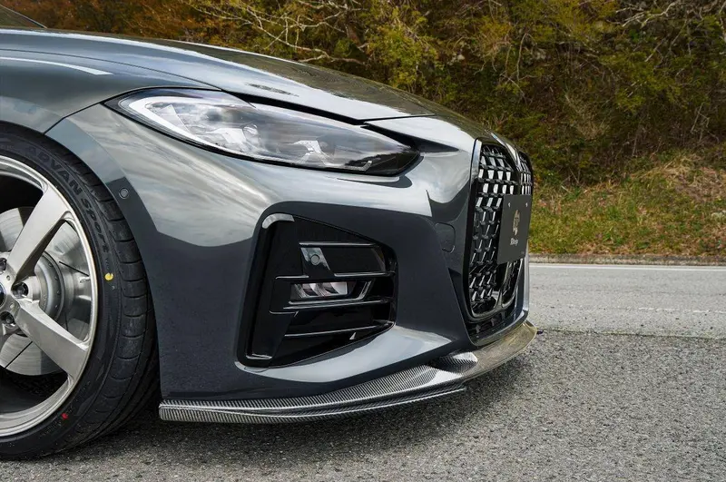 3Ddesign Carbon Fibre Front Under Splitters For Bmw 4 Series (2020+, G22 G23) 1