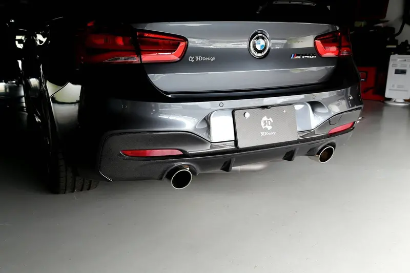 3Ddesign Carbon Fibre Rear Diffuser For Bmw 1 Series Lci (2015-2019, F20 F21) 1