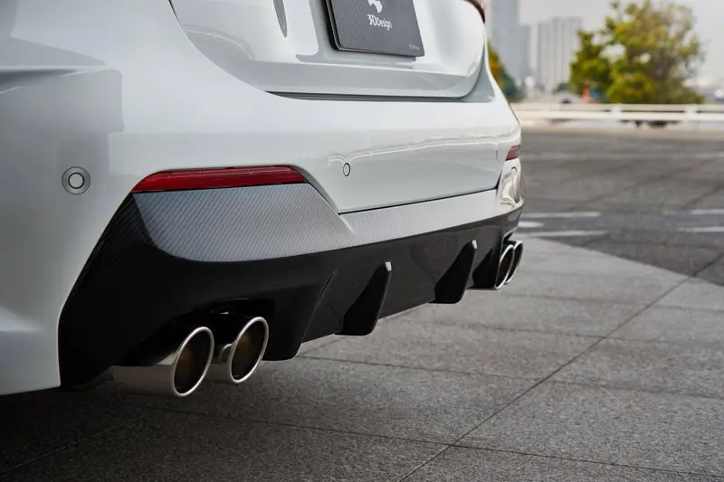 3Ddesign Carbon Fibre Rear Diffuser For Bmw 4 Series (2020+, G22 G23) 2