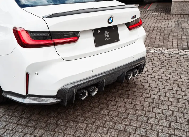3Ddesign Carbon Fibre Rear Diffuser For Bmw M3 G80 G81 & M4 G82 G83 (2020+) 2
