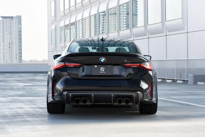 3Ddesign Carbon Fibre Rear Diffuser For Bmw M3 G80 G81 & M4 G82 G83 (2020+) 3