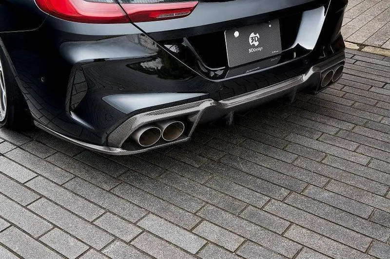 3Ddesign Carbon Fibre Rear Diffuser For Bmw M8 (2019+, F91 F92 F93) 1