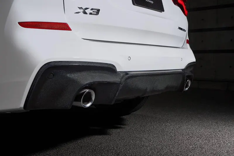 3Ddesign Carbon Fibre Rear Diffuser For Bmw X3 Pre-Lci (2018-2021, G01) 1