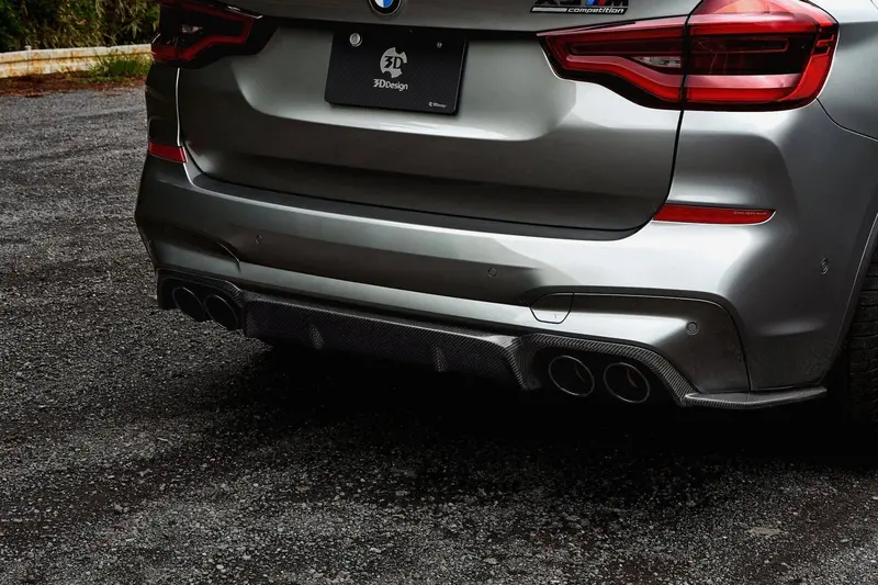 3Ddesign Carbon Fibre Rear Diffuser For Bmw X3m (2019+, F97) 1