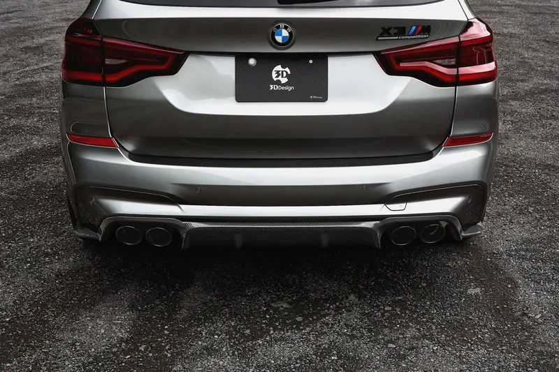 3Ddesign Carbon Fibre Rear Diffuser For Bmw X3m (2019+, F97) 2