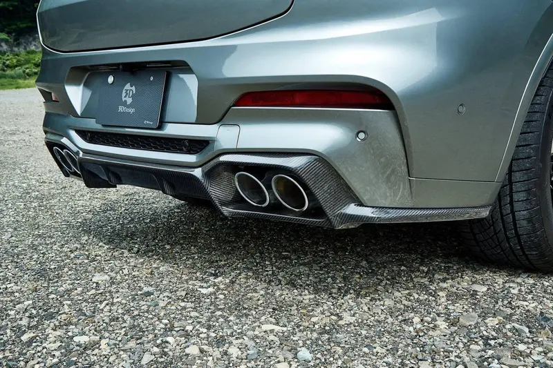 3Ddesign Carbon Fibre Rear Diffuser For Bmw X4m (2019+, F98) 1