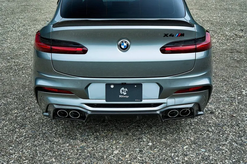 3Ddesign Carbon Fibre Rear Diffuser For Bmw X4m (2019+, F98) 2