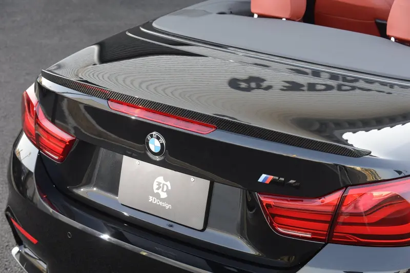 3Ddesign Carbon Fibre Rear Spoiler For Bmw 4 Series & M4 (2015-2020, F83 F33) 1