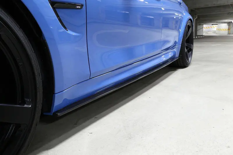 3Ddesign Carbon Fibre Side Skirts For Bmw M3 (2015-2019, F80) 1