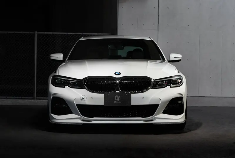 3Ddesign Front Splitter For Bmw 3 Series M Sport (2018-2022, G20 G21) 1