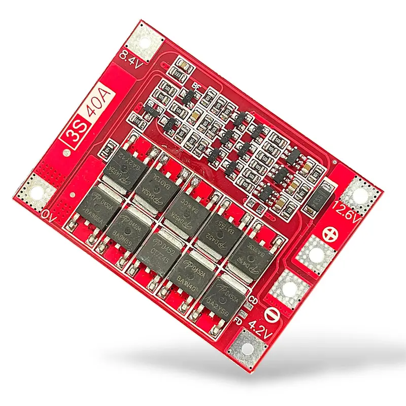 3S 40A Lithium-Ion Bms 12V Protection Board | Battery Management System For 3 Cell Li-Ion Pack With Safety Protection 1