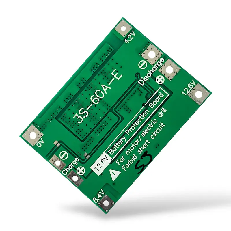 3S 60A Lithium-Ion 12V Bms Protection Board | Battery Management System For 18650 Li-Ion Battery Pack 2