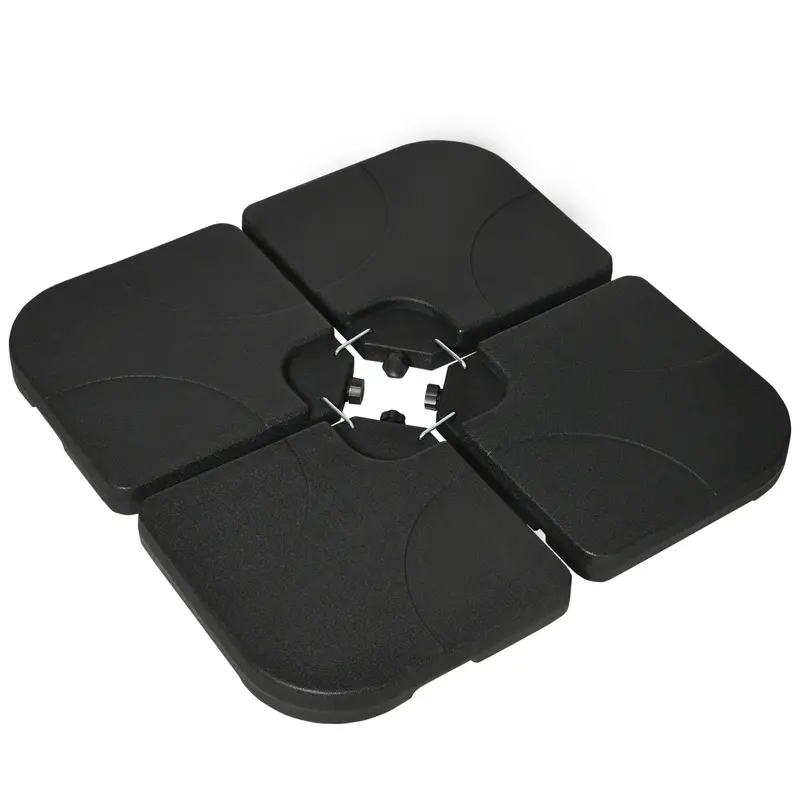 4-Pack Banana Umbrella Weights, 172Lb Capacity, Black 1
