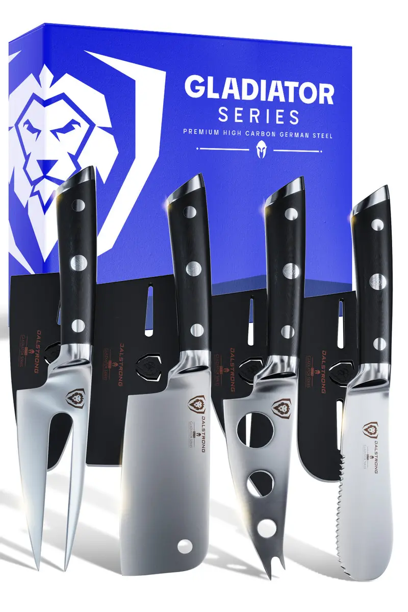 4-Piece Charcuterie & Cheese Knife Set | Gladiator Series | Nsf Certified | Dalstrong © 1