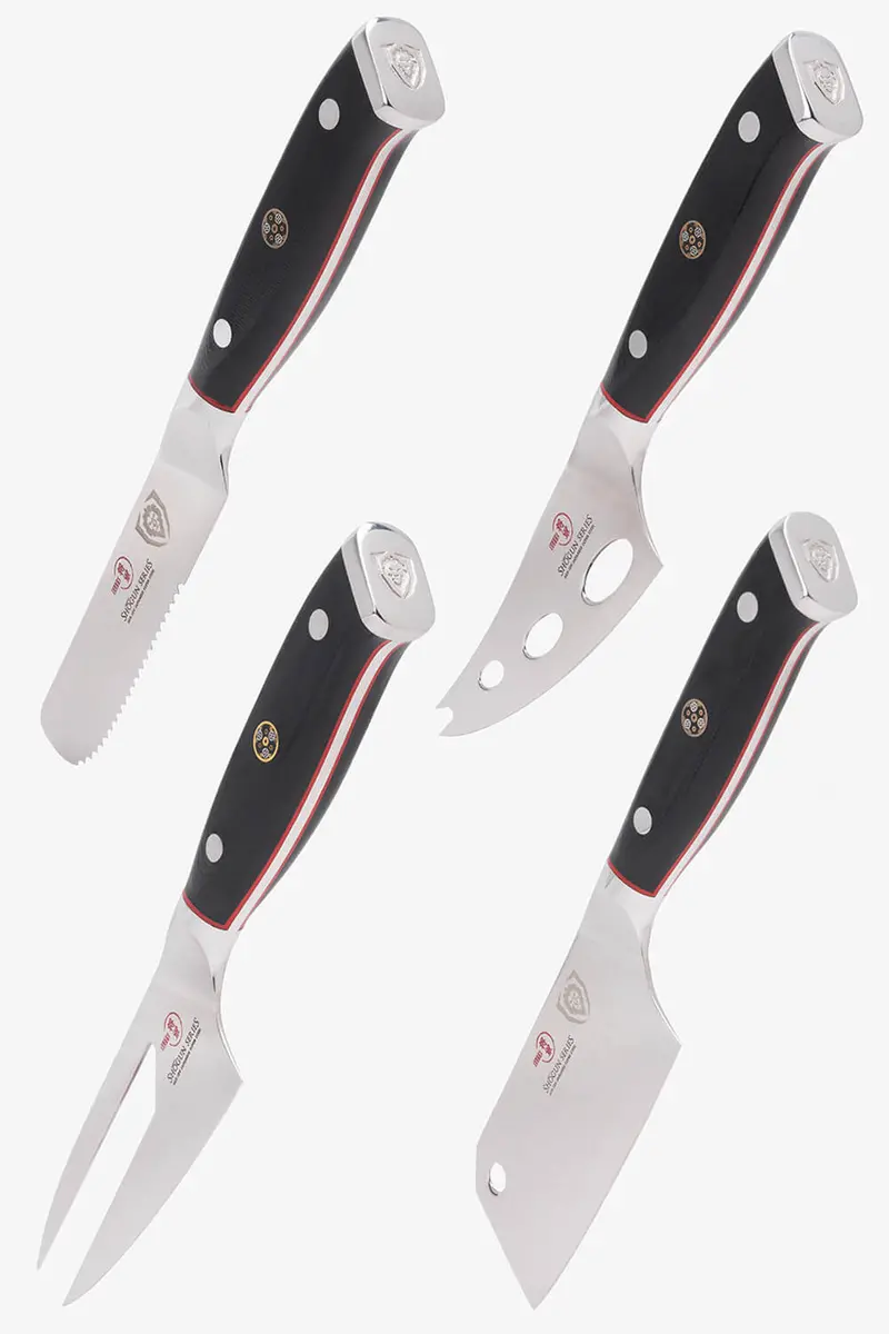 4-Piece Cheese Knife Set | Shogun Series | Elite | Nsf Certified | Dalstrong © 2