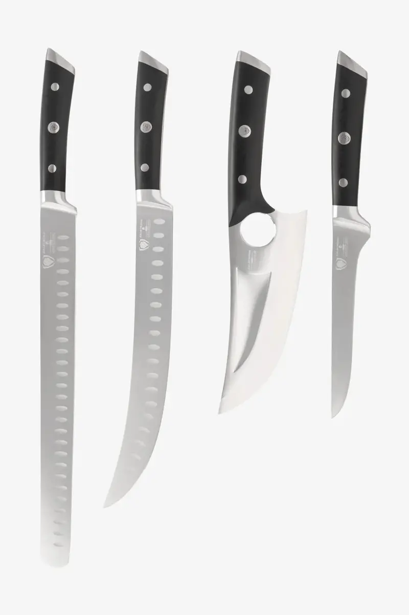 4 Piece Knife Set | Slicing, Boning, Butcher & Venator Knife | Gladiator Series Elite | Nsf Certified | Dalstrong © 1