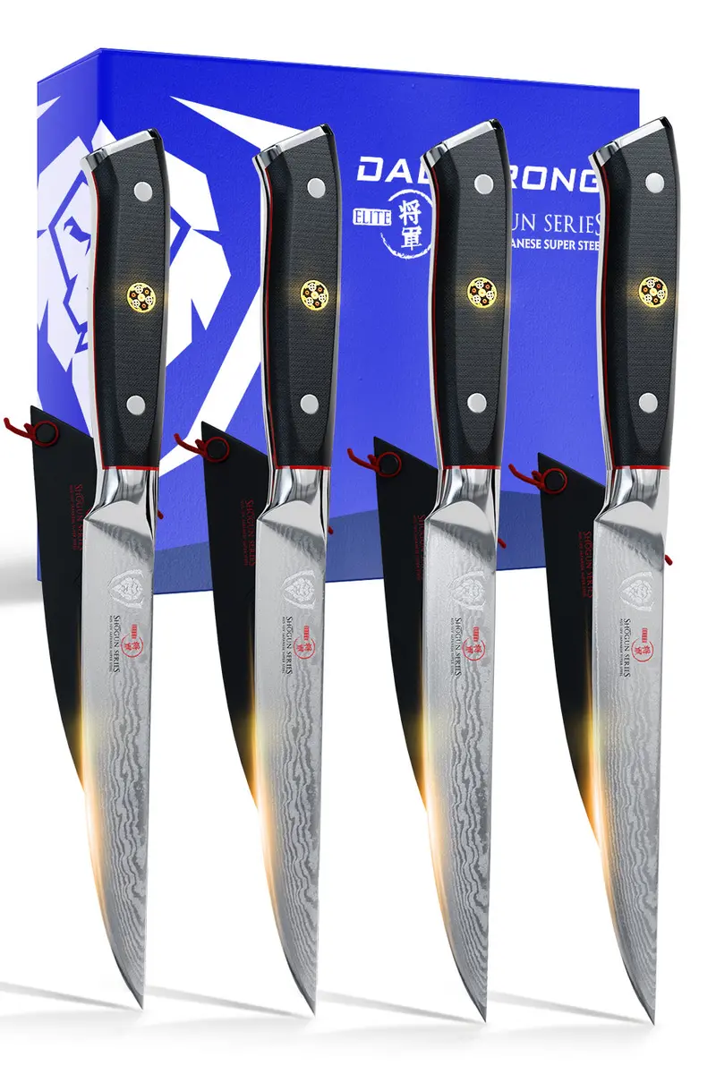 4 Piece Steak Knife Set | Shogun Series | Elite | Dalstrong © 1