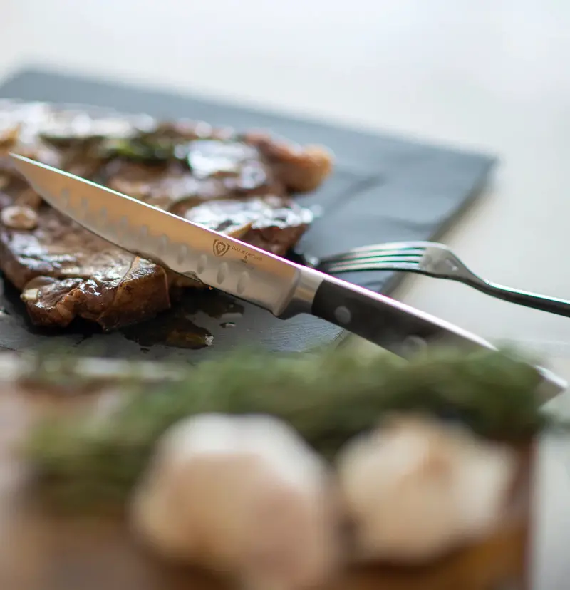 4-Piece Straight-Edge Steak Knife Set | Gladiator Series | Nsf Certified | Dalstrong © 2