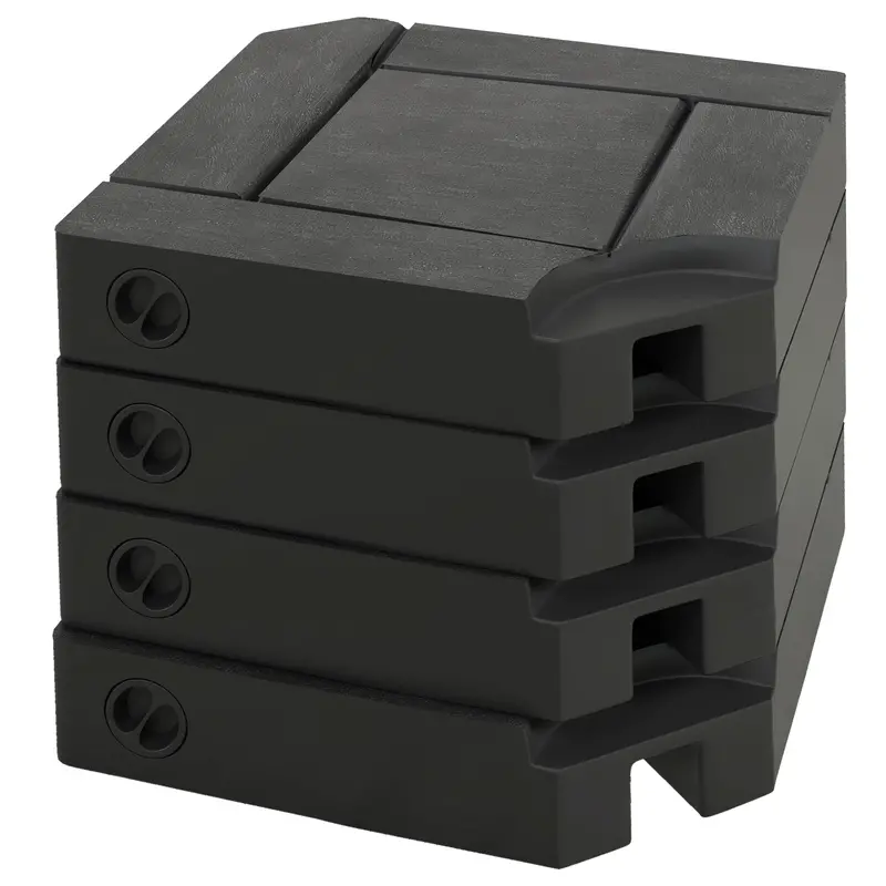 4Pc Cantilever Umbrella Base Weights, Water/Sand Fillable, Black 2