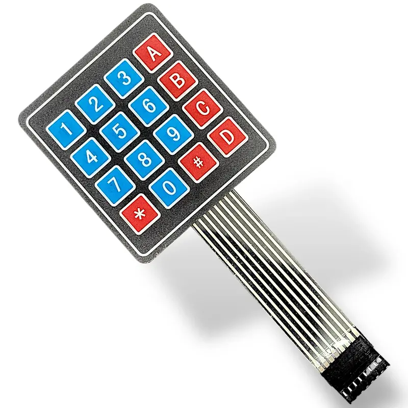 4X4 Matrix Membrane Type Keypad - 16 Keys 1