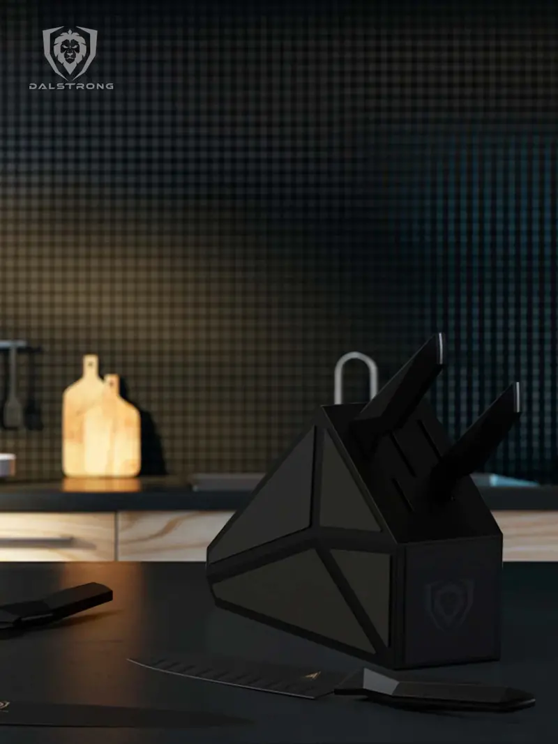 5-Piece Block Set | Shadow Black Series | Knives Nsf Certified | Dalstrong © 2
