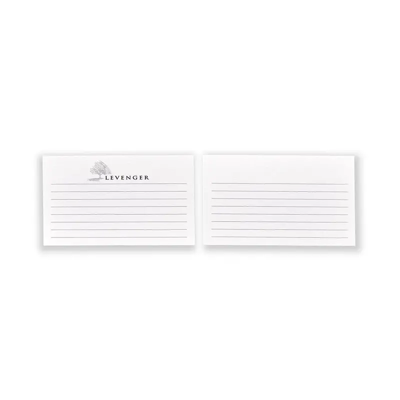 500 Corporate Wallet Cards, Horizontal Ruled 1
