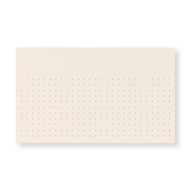 500 Personalized 3 X 5 Cards, Horizontal Dot Grid 2
