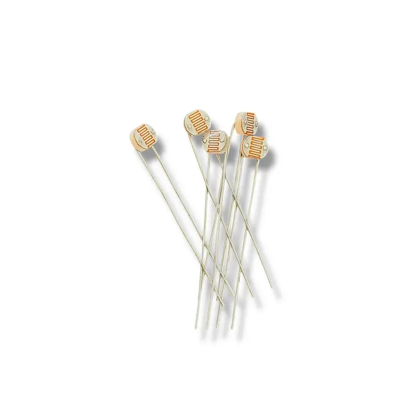 5Mm Ldr Light Dependent Resistor Pack Of 5 | Photoresistor Sensor For Arduino, Automatic Light Control & Diy Electronics 2