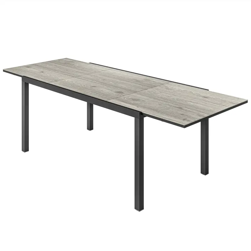 63"-94.5" Extendable Patio Dining Table For 6-8 People 2