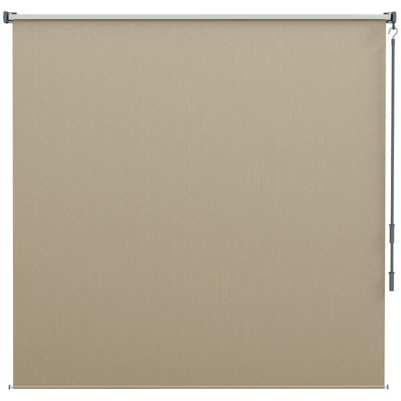 6'W X 6'H Roller Shades For Porch Balcony Gazebo, Beige 1