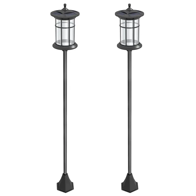 72" Led Outdoor Street Light, Waterproof Ip44 For Patio, Garden, Backyard, Cool White, 2 Pack 2
