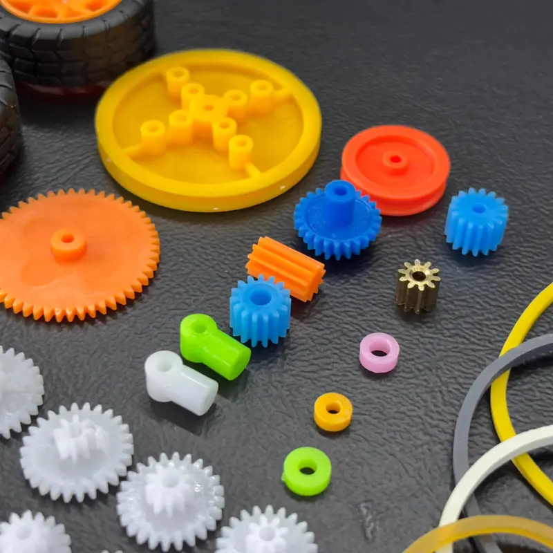78 Pcs Plastic Gear Set With Wheels | Assorted Gear Kit For Diy Projects, Robotics & Mechanical Models 2