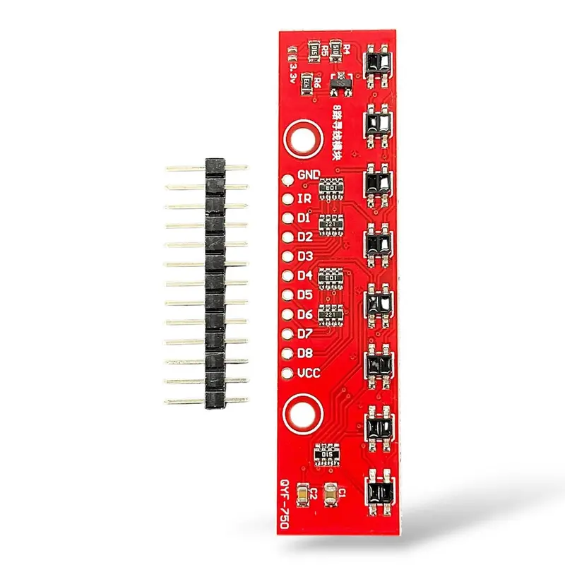 8-Channel Ir Sensor Array Module – Line Following & Edge Detection Sensor For Arduino, Robotics & Diy Projects 1