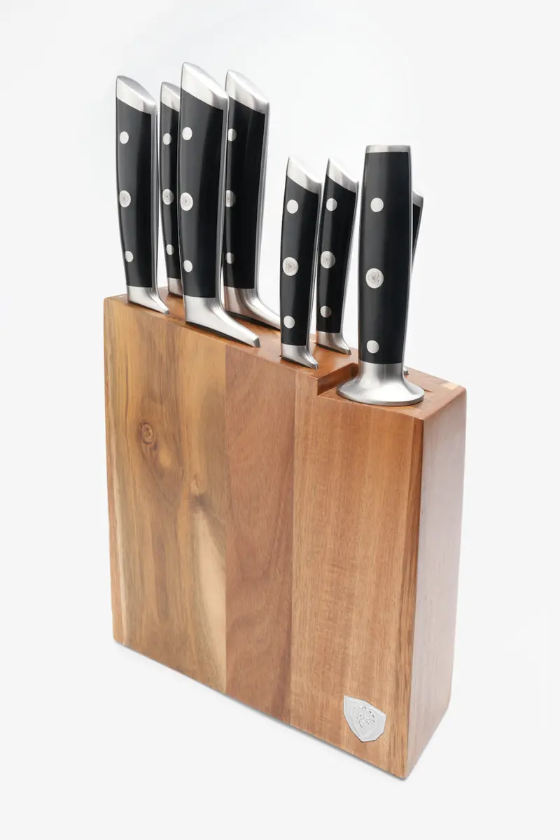 8-Piece Knife Block Set | Gladiator Series | Knives Nsf Certified | Dalstrong © 1