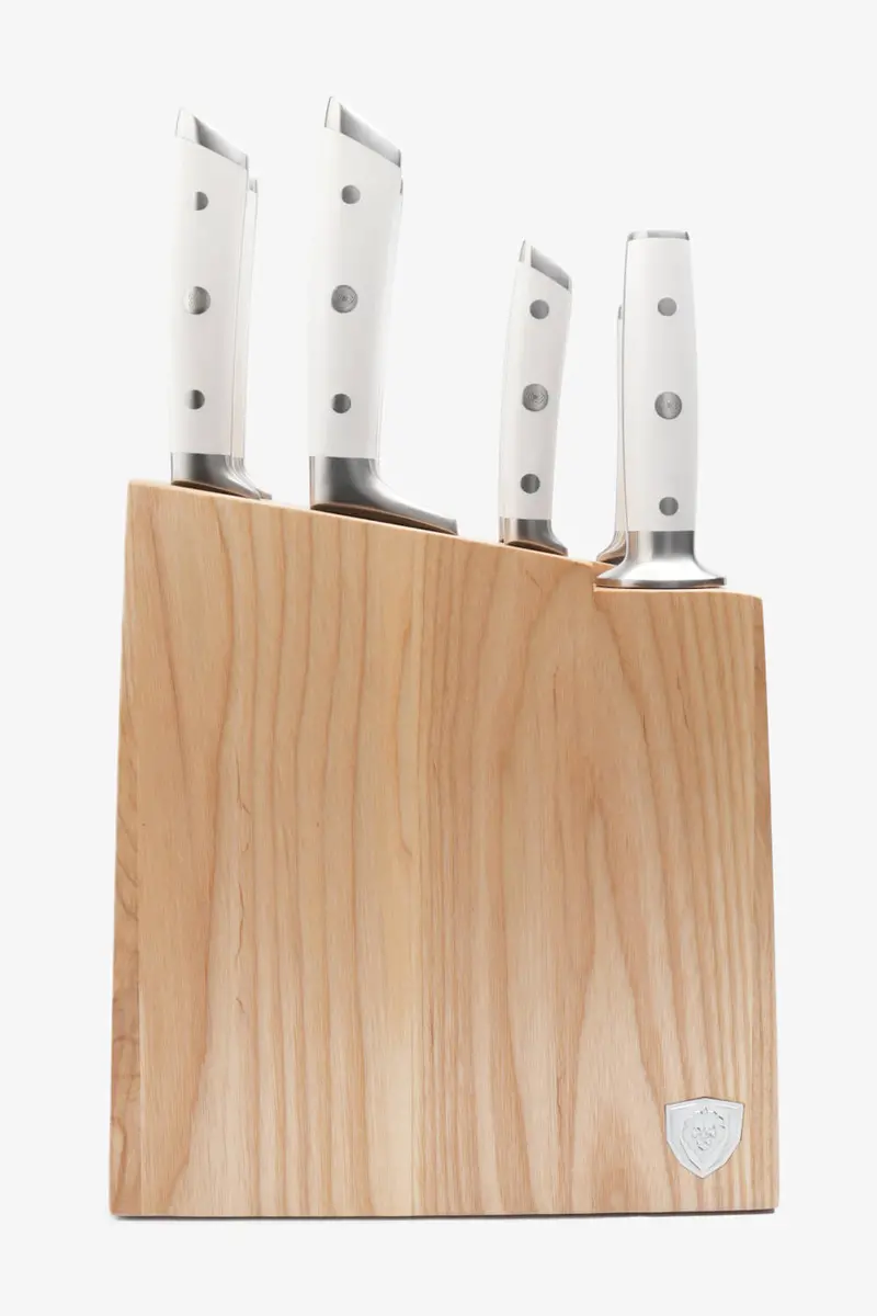 8-Piece Knife Block Set White | Gladiator Series | Knives Nsf Certified | Dalstrong © 1