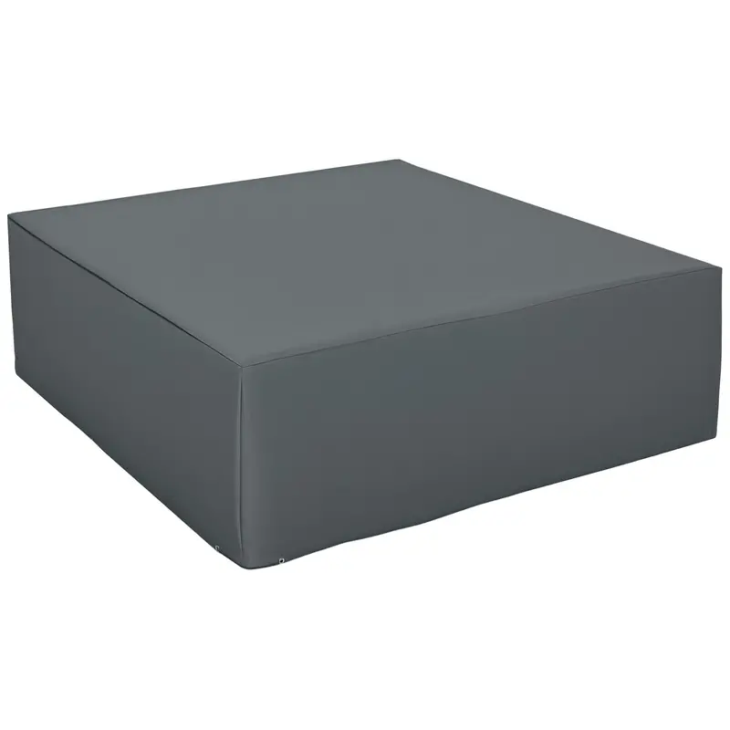 80.7" X 75.6" X 24" Waterproof Patio Furniture Cover, Grey 1