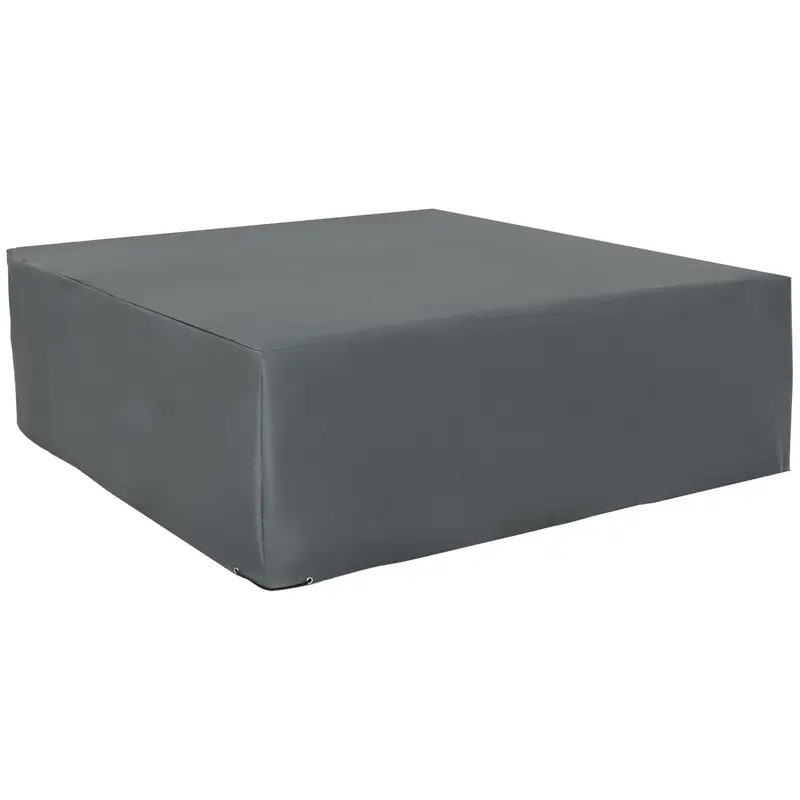 80.7" X 75.6" X 24" Waterproof Patio Furniture Cover, Grey 2