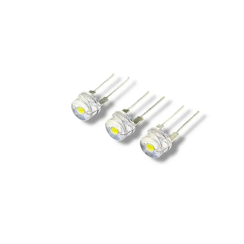 8Mm 2-Pin Rgb Led Light Pack Of 3 | Multi-Color Through-Hole Led For Diy Electronics Projects 1