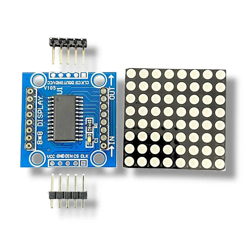 8X8 Dot Matrix Display Module Red Led | Single Color Led Matrix For Arduino, Scrolling Text & Diy Electronics 2