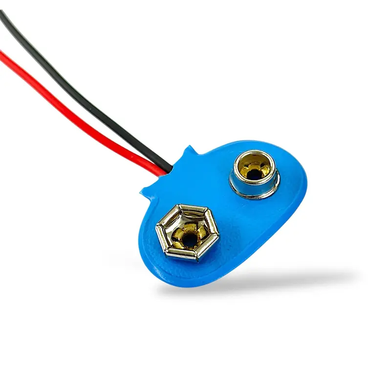 9V Battery Clip Connector With Wire | Pp3 Snap Connector For Arduino, Diy Electronics & Science Projects 2
