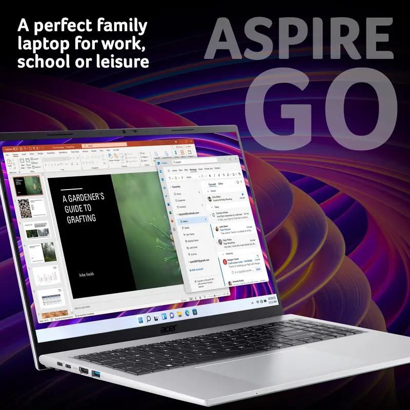 Acer Aspire Go 16 | 16" Wuxga | Intel Core 5 | 16Gb Ram | 512Gb Ssd - Silver 2