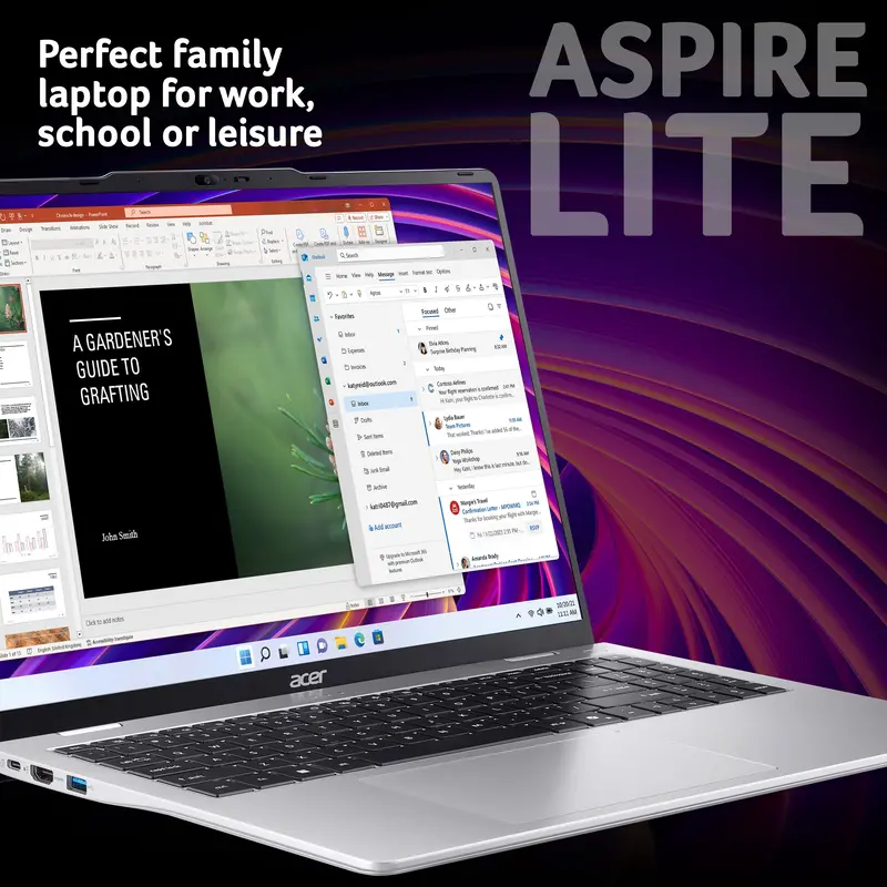 Acer Aspire Lite 16 | 16" Wuxga | Core Ultra 5 | 16Gb Ram | 512Gb Ssd - Silver 2
