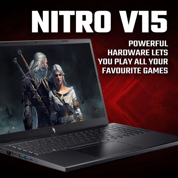 Acer Nitro V 15 | Intel Core I5 13Th Gen | 15.6" Fhd 144Hz | 8Gb Ram | 512Gb Ssd | Nvidia Geforce Rtx 3050 6Gb Gaming - Black 2