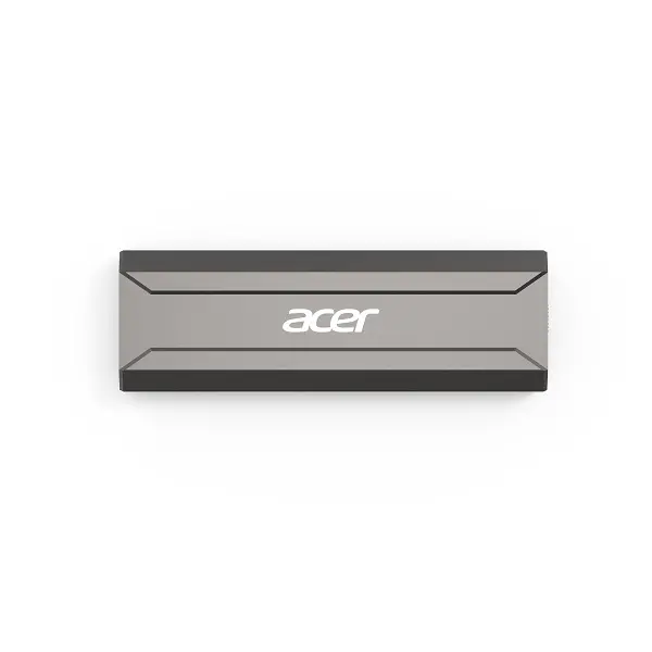 Acer Zl.Dck11.009 Odk3p0 Usb-C 10Gbps 2-In-1 M.2 Pcie Nvme (B+M Key) And Sata (M Key) Solid State Drive Enclosure Supporting Ssd Trim And Uasp Acceleration - Grey Colour 1
