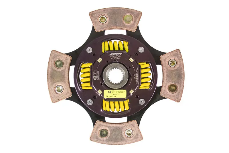 Act 1993 Hyundai Elantra 4 Pad Sprung Race Disc 1