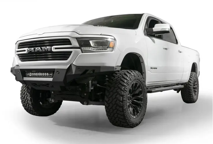 Addictive Desert Designs Pro Black Label Front Bumper 2019-2024 Ram 1500 3