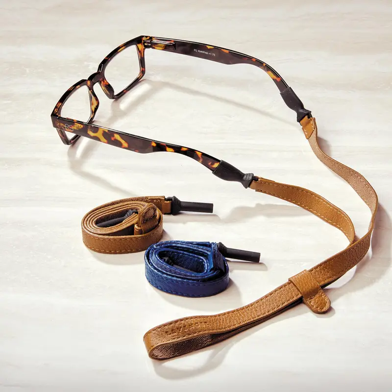 Adjustable Leather Eyeglass Strap 1